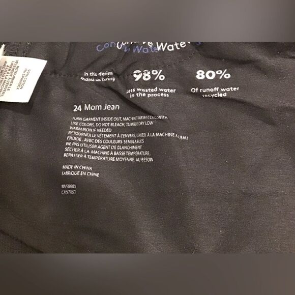 Abound Women Jeans Black Size 24 - Picture 2 of 7